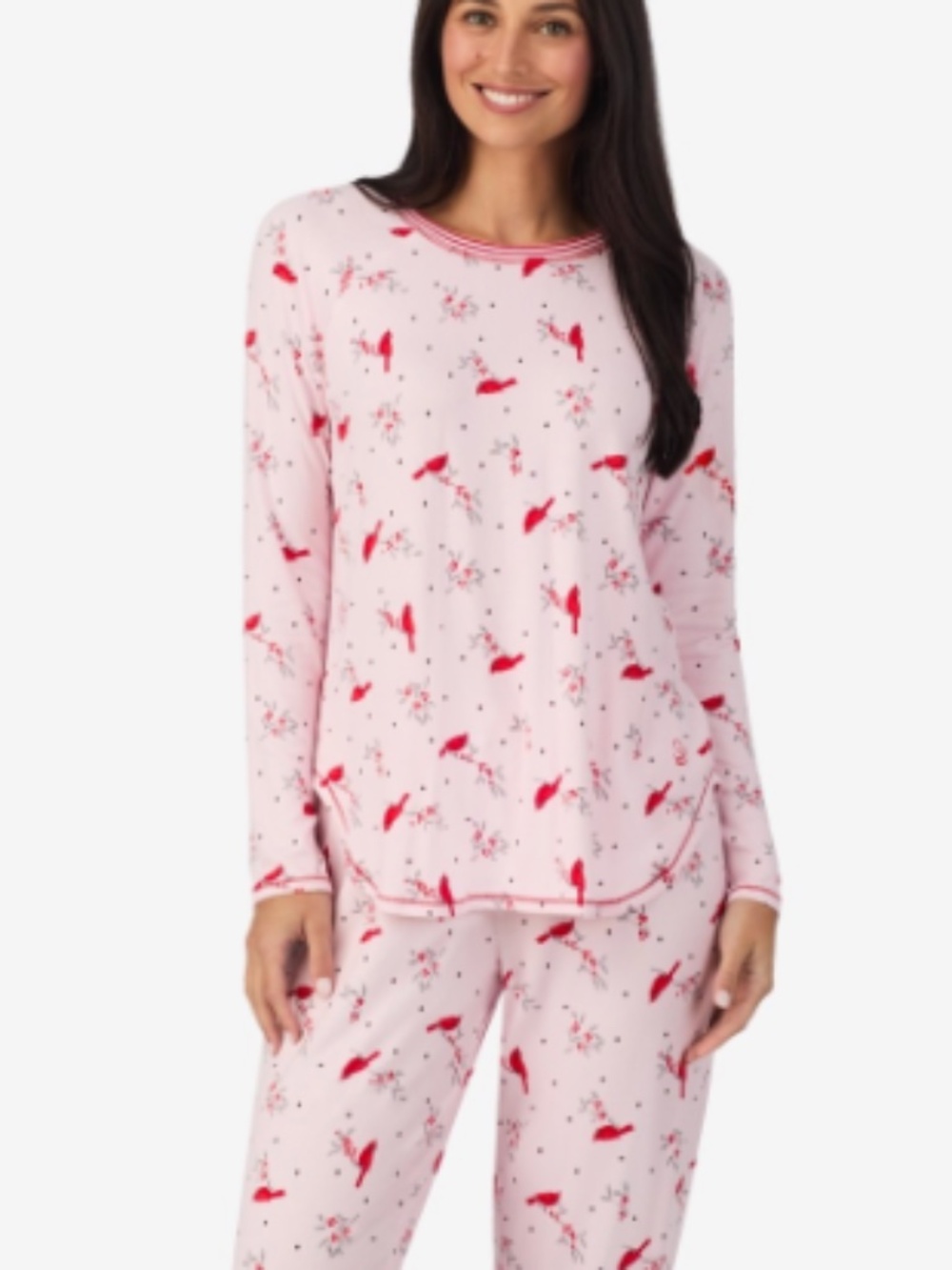 Cuddl Duds Women's 2-Piece Brushed Sweater Knit Long Sleeve Jogger Pajama Set